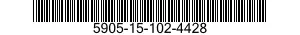 5905-15-102-4428 RESISTOR NETWORK,FIXED,FILM 5905151024428 151024428