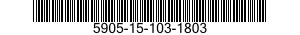 5905-15-103-1803 RESISTOR, VARIABLE, 5905151031803 151031803