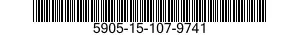 5905-15-107-9741 RESISTOR,FIXED,FILM 5905151079741 151079741