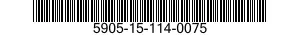 5905-15-114-0075 RESISTOR,VARIABLE,MOTOR DRIVEN 5905151140075 151140075