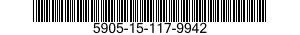 5905-15-117-9942 RESISTOR, VARIABLE, 5905151179942 151179942