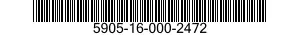 5905-16-000-2472 RESISTOR,VARIABLE,WIRE WOUND 5905160002472 160002472