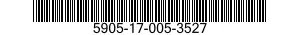 5905-17-005-3527 RESISTOR,VOLTAGE SENSITIVE 5905170053527 170053527