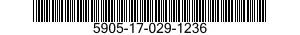 5905-17-029-1236 RESISTOR,VARIABLE,NONWIRE WOUND,NONPRECISION 5905170291236 170291236