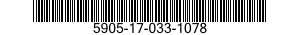 5905-17-033-1078 RESISTOR,ADJUSTABLE 5905170331078 170331078