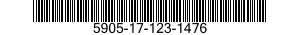 5905-17-123-1476 RESISTOR,THERMAL 5905171231476 171231476