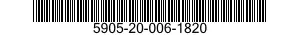 5905-20-006-1820 RESISTOR,VARIABLE,HYBRID 5905200061820 200061820