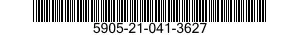 5905-21-041-3627 RESISTOR,FIXED,WIRE WOUND,INDUCTIVE 5905210413627 210413627