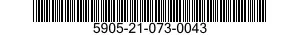 5905-21-073-0043 RESISTOR,ADJUSTABLE 5905210730043 210730043
