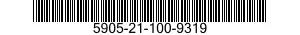 5905-21-100-9319 RESISTOR,FIXED,COMPOSITION 5905211009319 211009319