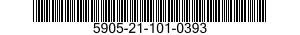 5905-21-101-0393 RESISTOR,FIXED,COMPOSITION 5905211010393 211010393