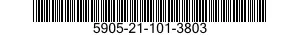 5905-21-101-3803 RESISTOR,FIXED,COMPOSITION 5905211013803 211013803