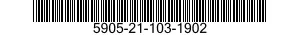 5905-21-103-1902 RESISTOR,FIXED,FILM 5905211031902 211031902