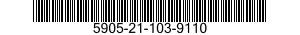 5905-21-103-9110 RESISTOR,FIXED,COMPOSITION 5905211039110 211039110