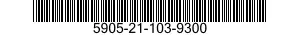 5905-21-103-9300 RESISTOR,FIXED,COMPOSITION 5905211039300 211039300