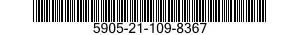 5905-21-109-8367 RESISTOR,FIXED,COMPOSITION 5905211098367 211098367