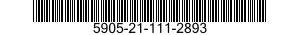 5905-21-111-2893 RESISTOR,FIXED,WIRE WOUND,INDUCTIVE 5905211112893 211112893