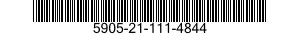 5905-21-111-4844 RESISTOR,FIXED,COMPOSITION 5905211114844 211114844