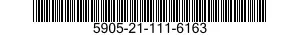 5905-21-111-6163 RESISTOR,VARIABLE,WIRE WOUND,NONPRECISION 5905211116163 211116163