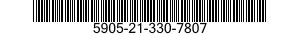 5905-21-330-7807 RESISTOR,FIXED,WIRE WOUND,INDUCTIVE 5905213307807 213307807