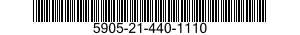 5905-21-440-1110 RESISTOR,FIXED,COMPOSITION 5905214401110 214401110