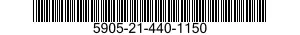 5905-21-440-1150 RESISTOR,FIXED,COMPOSITION 5905214401150 214401150