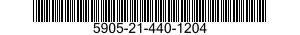 5905-21-440-1204 RESISTOR,FIXED,COMPOSITION 5905214401204 214401204