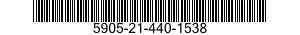 5905-21-440-1538 RESISTOR,FIXED,COMPOSITION 5905214401538 214401538