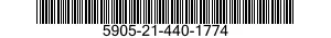5905-21-440-1774 RESISTOR,FIXED,COMPOSITION 5905214401774 214401774