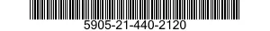 5905-21-440-2120 RESISTOR,FIXED,COMPOSITION 5905214402120 214402120