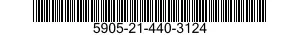 5905-21-440-3124 RESISTOR,FIXED,FILM 5905214403124 214403124
