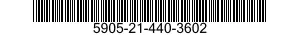 5905-21-440-3602 RESISTOR,FIXED,COMPOSITION 5905214403602 214403602