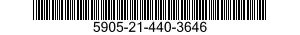 5905-21-440-3646 RESISTOR,FIXED,COMPOSITION 5905214403646 214403646