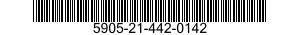 5905-21-442-0142 RESISTOR,FIXED,WIRE WOUND,INDUCTIVE 5905214420142 214420142