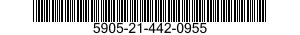 5905-21-442-0955 RESISTOR,FIXED,WIRE WOUND 5905214420955 214420955