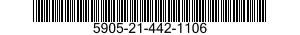 5905-21-442-1106 RESISTOR,FIXED,WIRE WOUND,INDUCTIVE 5905214421106 214421106