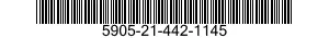 5905-21-442-1145 RESISTOR,FIXED,WIRE WOUND,INDUCTIVE 5905214421145 214421145