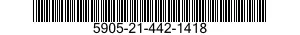 5905-21-442-1418 RESISTOR,FIXED,WIRE WOUND,INDUCTIVE 5905214421418 214421418