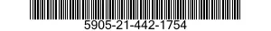 5905-21-442-1754 RESISTOR,FIXED,WIRE WOUND,INDUCTIVE 5905214421754 214421754