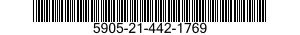 5905-21-442-1769 RESISTOR,FIXED,WIRE WOUND,INDUCTIVE 5905214421769 214421769