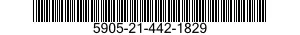 5905-21-442-1829 RESISTOR,FIXED,WIRE WOUND,INDUCTIVE 5905214421829 214421829