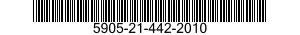 5905-21-442-2010 RESISTOR,FIXED,WIRE WOUND,INDUCTIVE 5905214422010 214422010
