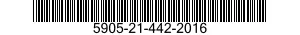 5905-21-442-2016 RESISTOR,FIXED,WIRE WOUND,INDUCTIVE 5905214422016 214422016