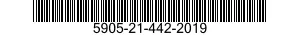 5905-21-442-2019 RESISTOR,FIXED,WIRE WOUND,INDUCTIVE 5905214422019 214422019
