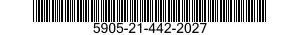 5905-21-442-2027 RESISTOR,FIXED,WIRE WOUND,INDUCTIVE 5905214422027 214422027