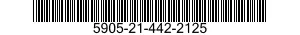5905-21-442-2125 RESISTOR,FIXED,WIRE WOUND,INDUCTIVE 5905214422125 214422125