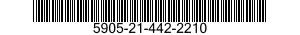 5905-21-442-2210 RESISTOR,FIXED,WIRE WOUND,INDUCTIVE 5905214422210 214422210