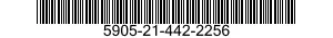 5905-21-442-2256 RESISTOR,FIXED,WIRE WOUND,NONINDUCTIVE 5905214422256 214422256