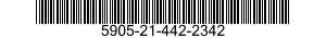 5905-21-442-2342 RESISTOR,FIXED,WIRE WOUND,INDUCTIVE 5905214422342 214422342