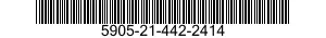 5905-21-442-2414 RESISTOR,FIXED,WIRE WOUND,INDUCTIVE 5905214422414 214422414